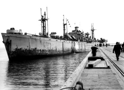 US 70th Naval Construction Battallion arrives at Camp Endicott in December 1943