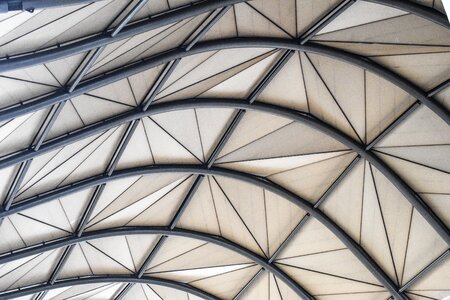 Steel roof ceiling metal dome photo