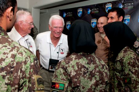 US astronaut legends meet Afghan air force's future 110816-N-SZ543-003 photo