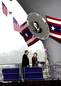 US Navy 010304-A-0000J-002 Christening of the Ronald Reagan CVN 76