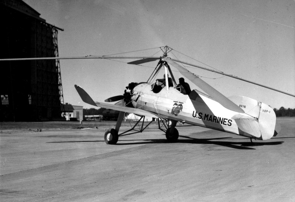 US Marine Corps Pitcairn XOP-1 autogyro c1932