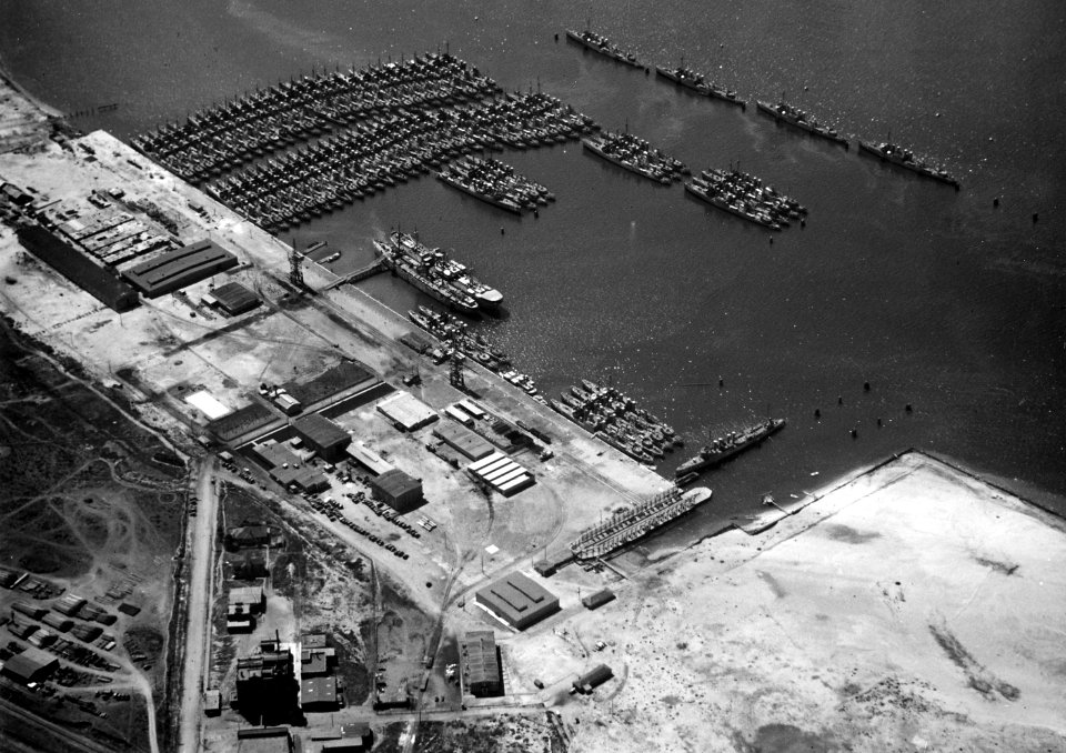 US flushdeck destroyer base 1924