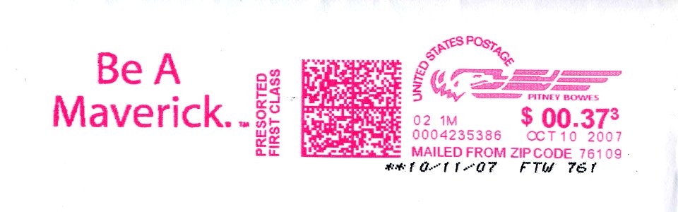 US franking mark27