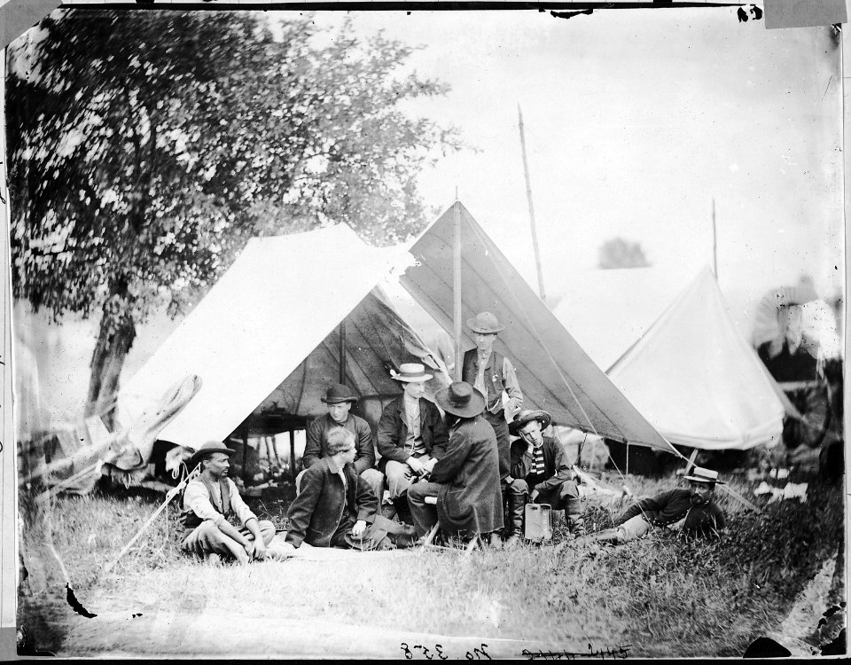US Military Telegraph Operators, Headquarters, Army of the Potomac. July 1863. - NARA - 530480