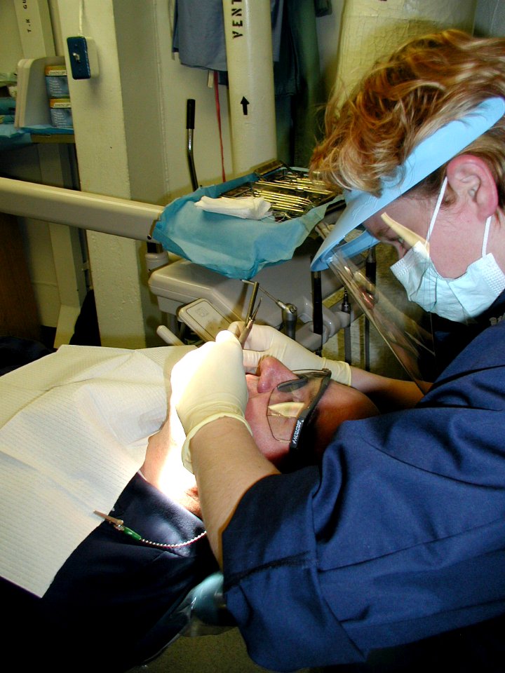 US Navy 020219-N-0000X-001 Dental care aboard ship
