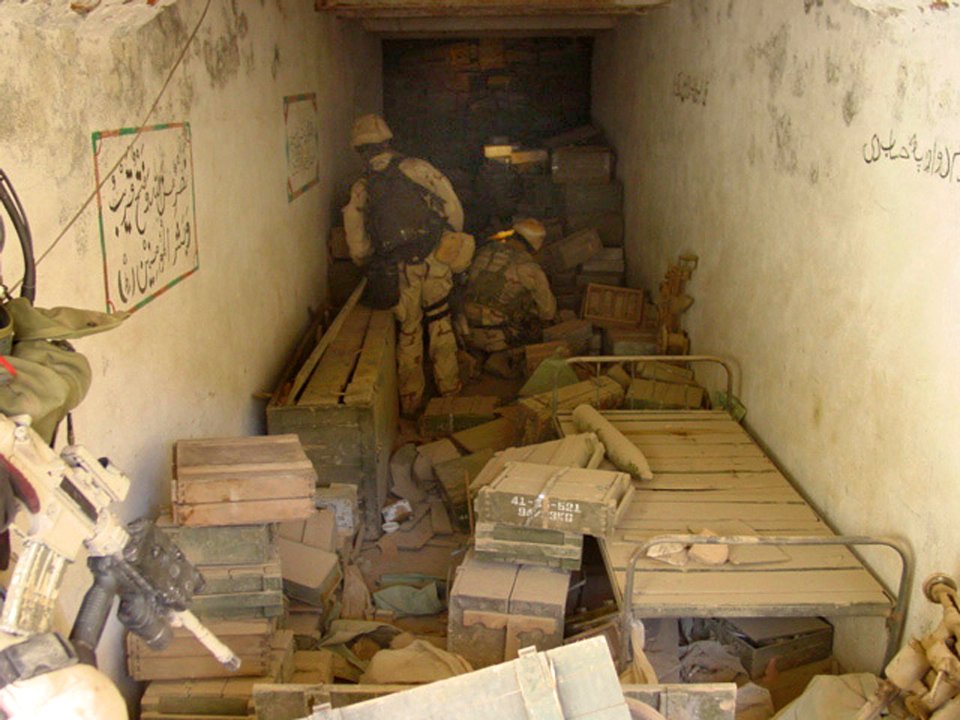 US Navy 020114-N-8242C-004 Navy SEALs find Al Qaida weapons cache