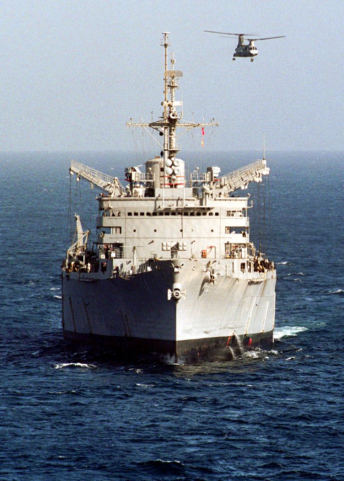 US Navy 020306-N-1328C-008 USS Detroit - CH-46