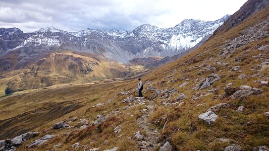 Steep slope nature landscape photo