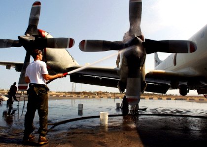 US Navy 021024-N-4374S-031 A Sailor assigned to the