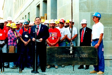 US Navy 020611-D-9880W-049 June 11, 2002 - Pentagon Dedication Capsule ceremony photo