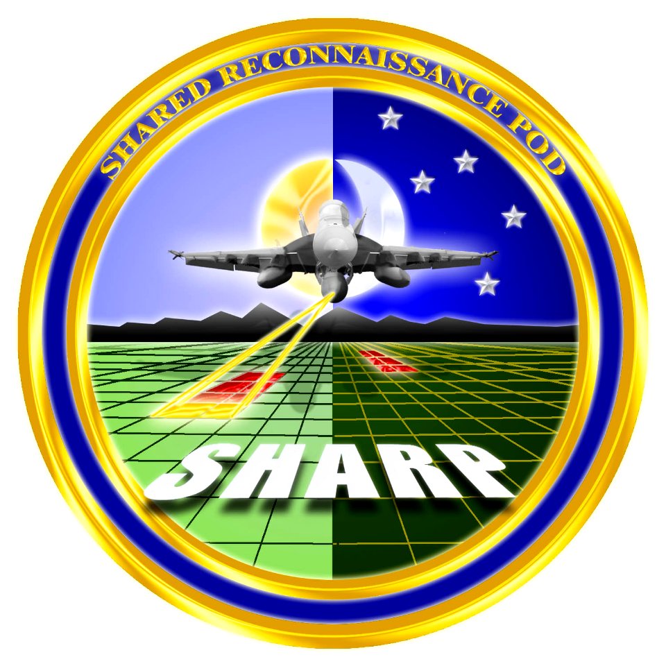 US Navy 030113-N-1671M-001 logo for a Shared Reconnaissance Pod (SHARP)