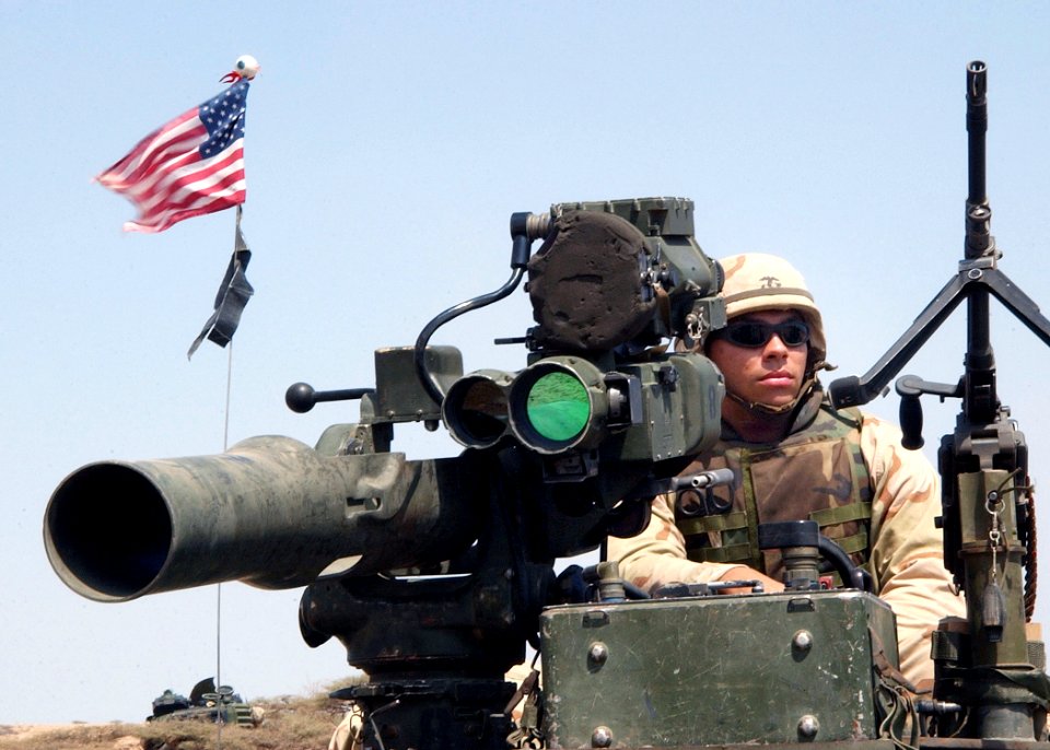 US Navy 021109-N-4374S-031 U.S. Marine assigned to the 24th Marine Expeditionary Unit (MEU) Special Operations Capable (SOC) stands by