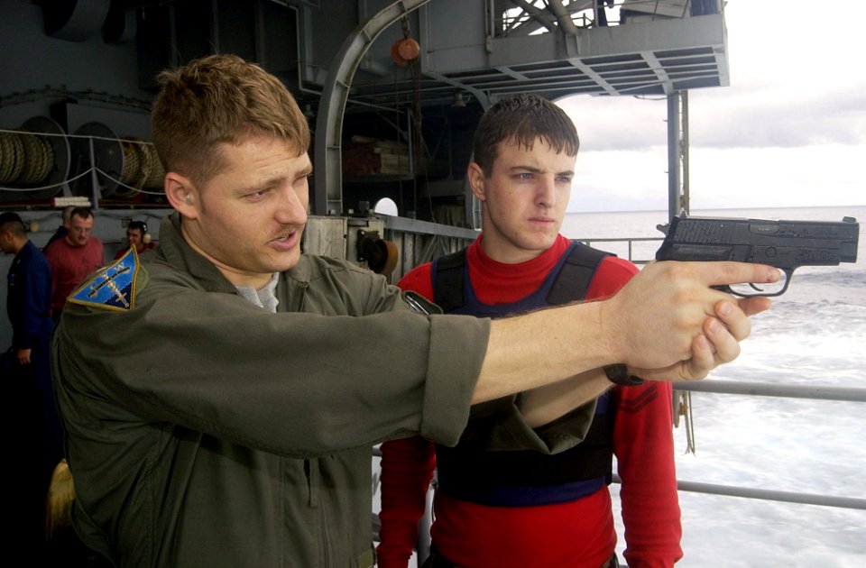 US Navy 021211-N-4142G-031 dry fire safety brief