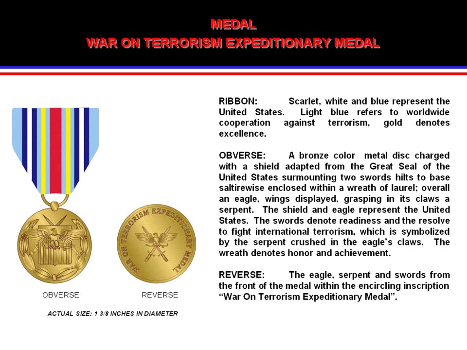 US Navy 030313-D-0000X-001 War on Terrorism Expeditionary Medal