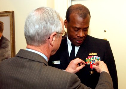 US Navy 040116-N-2568S-001 Bronze Star presentation to Radm. Willie C. Marsh