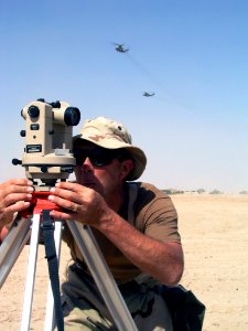 US Navy 030327-N-0728B-053 U.S. Navy Seabee builds hospital facilities in Iraq