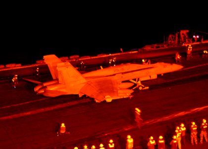US Navy 030322-N-2410G-504 An F-A-18 Hornet assigned to the