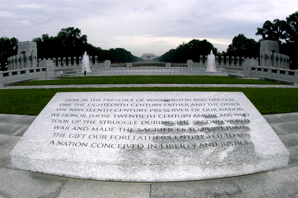US Navy 040526-N-0295M-070 National World War II Memorial located on the National Mall in Washington, D.C