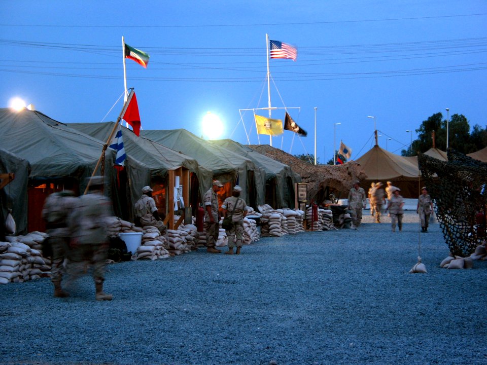 US Navy 030413-N-1050K-001 The residents of Camp Patriot have been key in the forward movement of nearly all the equipment and personnel for the United States Marine Corps brought to the fight