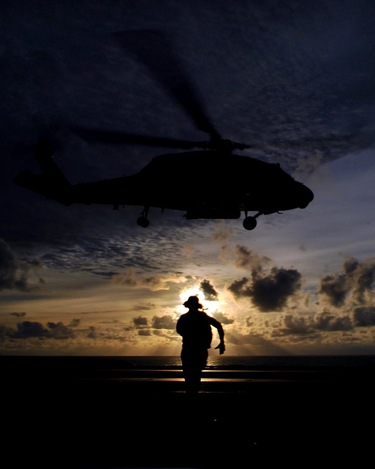 US Navy 080906-N-7981E-403 A landing signalman enlisted assigned to the