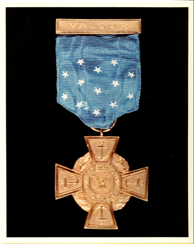 US Navy 030424-N-0000X-001 The 1917 – 1918 Medal of Honor design commonly called the Tiffany Cross comes from the medal being originally designed by the famous jewelers Tiffany and Company of New York