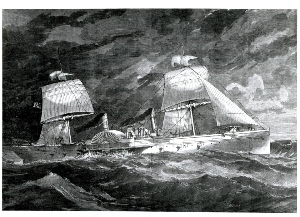 US Navy 030515-N-0000X-001 SS Vanderbilt (1862-1873) in a period engraving by G. Parsons as published in Harper's Weekly, 1862