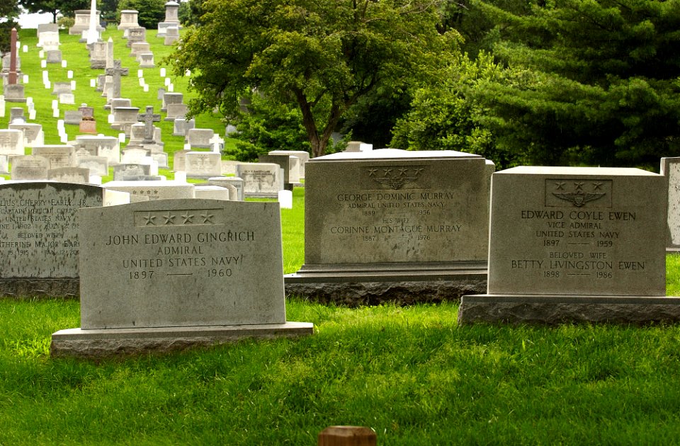 US Navy 030617-N-9593R-082 Arlington Mansion and 200 acres of ground immediately surrounding it were officially designated as a military cemetery June 15, 1864, by Secretary of War Edwin M. Stanton