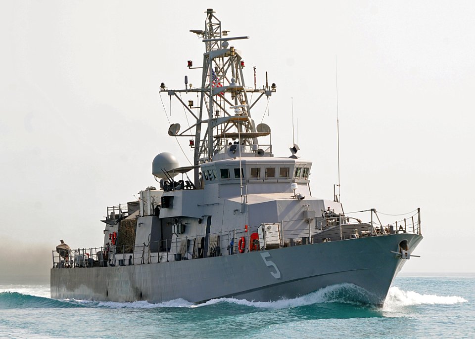 US Navy 100419-N-1082Z-253 The costal patrol ship USS Typhoon (PC 5) is underway in the U.S. 5th Fleet area of responsibility