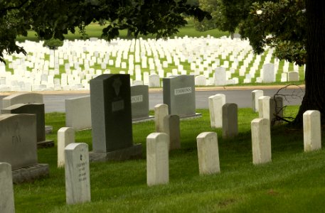 US Navy 030617-N-9593R-080 Arlington Mansion and 200 acres of ground immediately surrounding it were officially designated as a military cemetery June 15, 1864, by Secretary of War Edwin M. Stanton