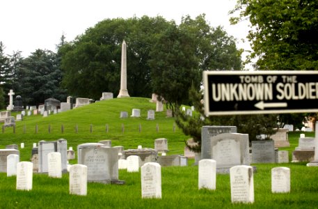 US Navy 030617-N-9593R-075 Arlington Mansion and 200 acres of ground immediately surrounding it were officially designated as a military cemetery June 15, 1864, by Secretary of War Edwin M. Stanton