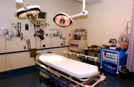 US Navy 030819-N-9593R-116 View of one of the state-of-the-art treatment rooms in the Emergency Room at the National Naval Medical Center in Bethesda, Maryland