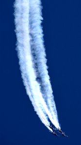 US Navy 031017-N-6213R-043 The United States Navy's precision flight demonstration team Blue Angels perform during the Miramar Air Show at Marine Corps Air Station (MCAS) Miramar, Calif