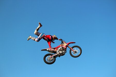 Jump sport stunt photo