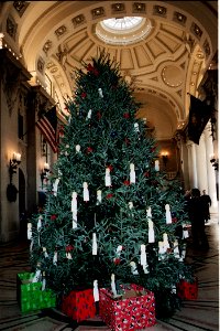 US Navy 031202-N-0000X-001 The U.S. Naval Academy's 13th annual Giving Tree