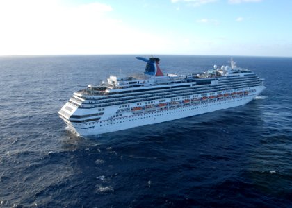 US Navy 101109-N-5684M-049 The Carnival cruise ship C-V Splendor sits adrift approximately 150 nautical miles southwest of San Diego