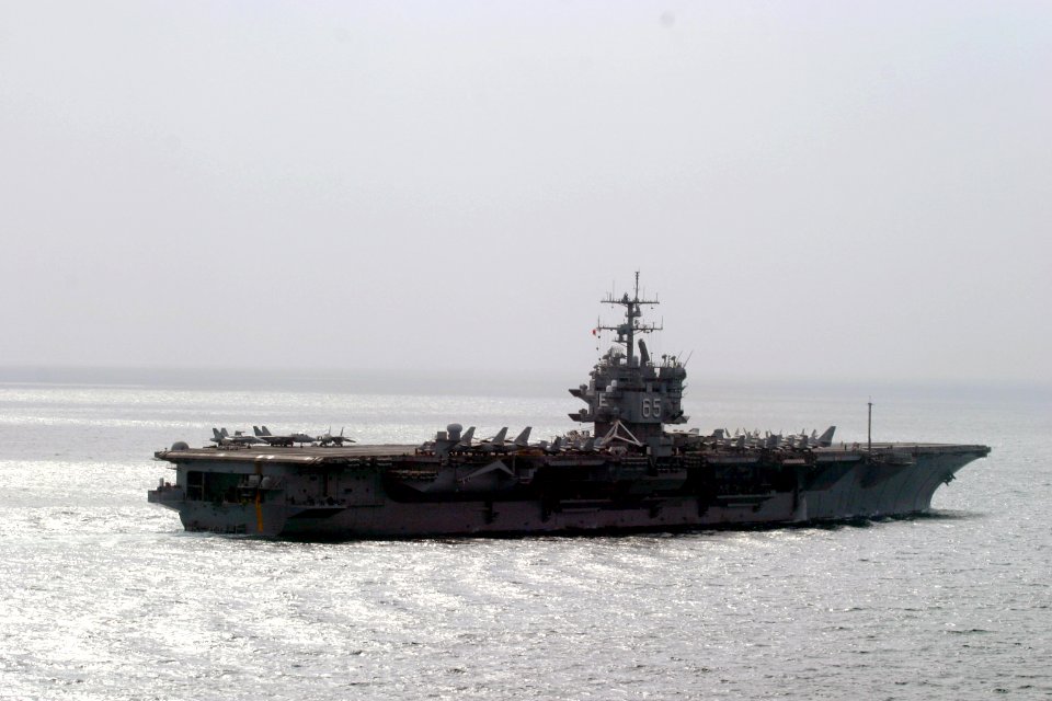 US Navy 031215-N-1302W-364 USS Enterprise (CVN 65) underway during a scheduled deployment