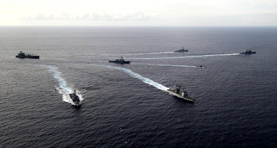 US Navy 110405-N-WP746-627 Hawaii-based surface Navy and other combatant units participated in Koa Kai 11-2, an integrated training event with the