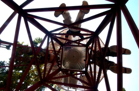 US Navy 040225-N-4142G-030 Naval Mobile Construction Battalion Two Five (NMCB 25) and members of the Armed Forces of the Philippines (AFP) work on repairs of a deep well and water tank at the Bacungan Elementary School