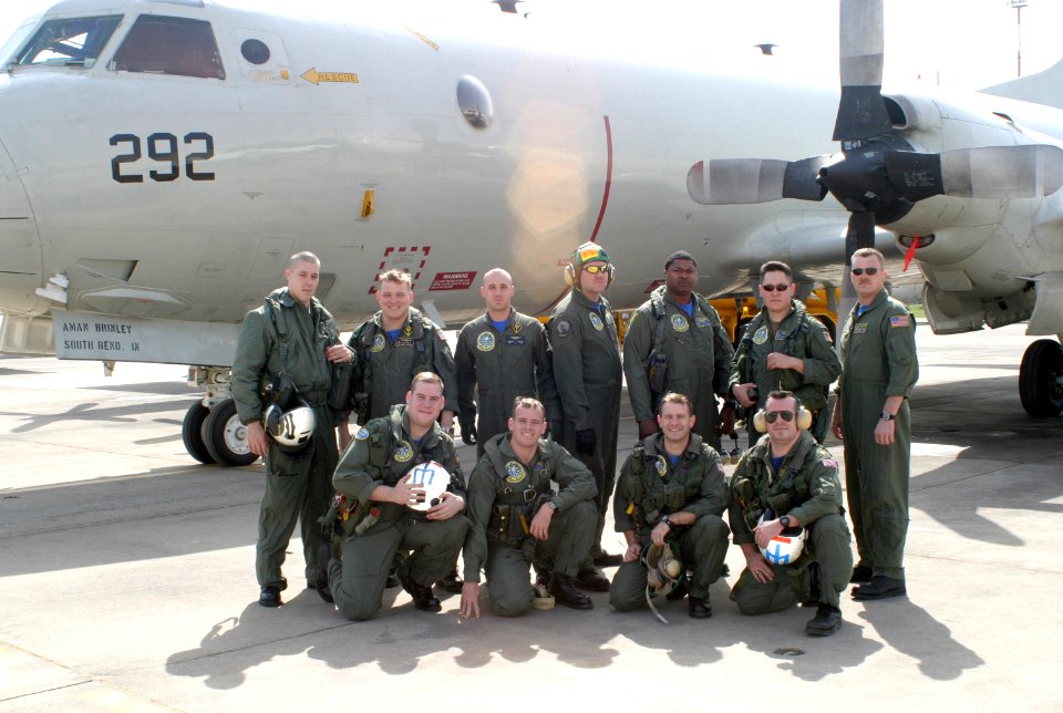 US Navy 040409-N-4179T-001 Combat Aircrew 4 assigned to Patrol Squadron Two Six (VP-26) pose for a photo following a successful Search and Rescue (SAR) mission off the coast of Malta