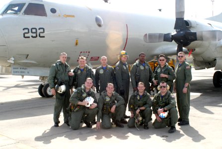 US Navy 040409-N-4179T-001 Combat Aircrew 4 assigned to Patrol Squadron Two Six (VP-26) pose for a photo following a successful Search and Rescue (SAR) mission off the coast of Malta