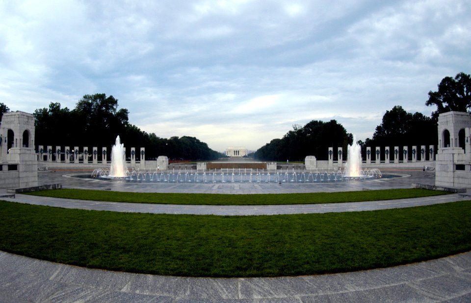 US Navy 040526-N-0295M-009 National World War II Memorial located on the National Mall in Washington, D.C