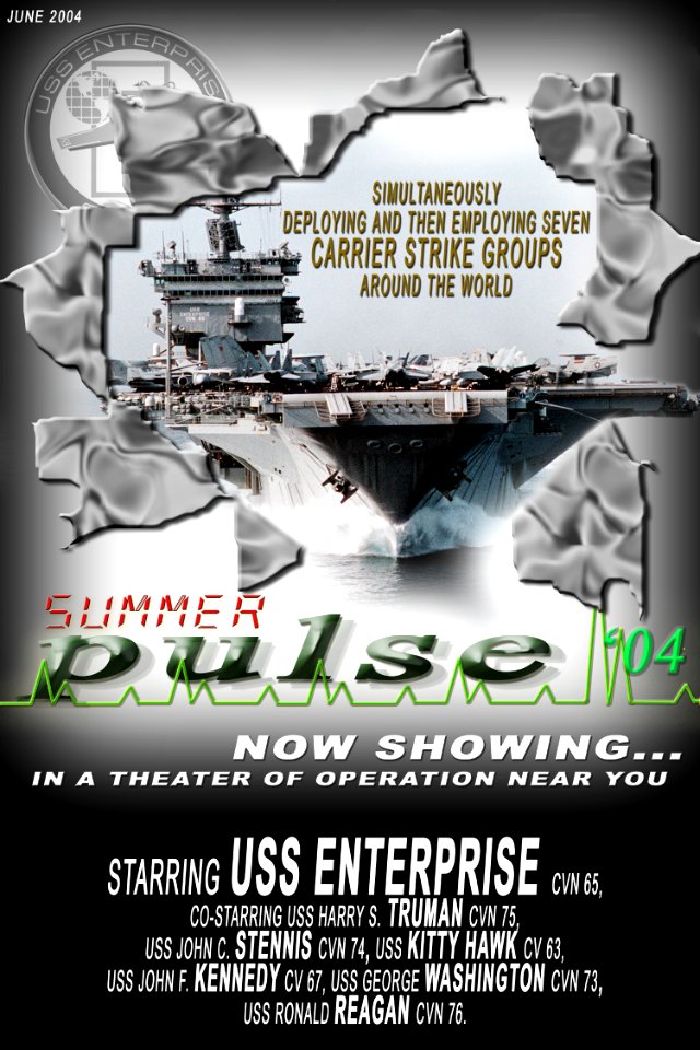 US Navy 040606-N-0000X-003 Original graphic art produced by Navy photographers, and illustrator draftsman during exercises supporting Summer Pulse 2004