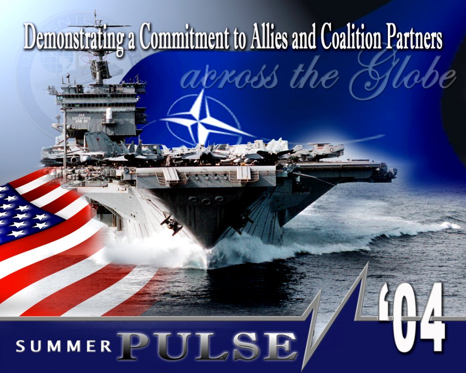 US Navy 040622-N-0000X-001 Original graphic art produced by Navy photographers, and illustrator draftsman during exercises supporting Summer Pulse 2004