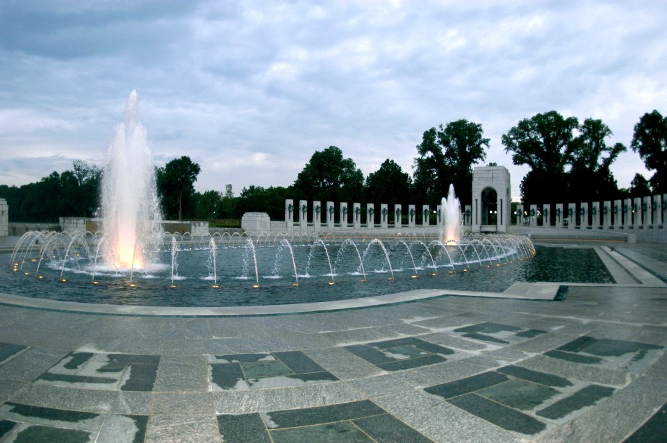 US Navy 040526-N-0295M-013 National World War II Memorial located on the National Mall in Washington, D.C