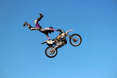 Sky stunt jump