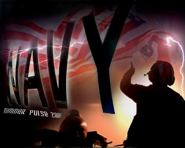 US Navy 040705-N-1407R-061 Original graphic art produced by Navy photographers, and illustrator draftsman during exercises supporting Summer Pulse 2004