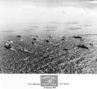 US Taks Force 77 in the South China Sea on 21 January 1966
