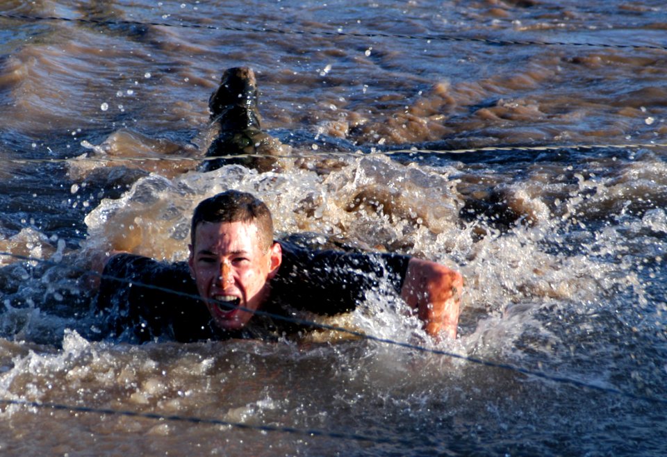 US Navy 041016-N-5767H-008 The 2004 U.S. Marine Corps Mud Run, held on board Naval Air Station, Joint Reserve Base (NAS JRB) Ft. Worth, Texas