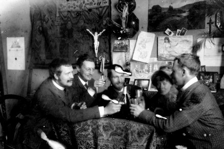 Usikker rekkefølge Ludvig Skramstad Nils Collett Vogt Regine Normann Trygve Andersen Munchen