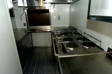 US Navy 050204-N-7676W-257 The galley aboard the Navy's newest ship, the Littoral Surface Craft-Experimental (X-Craft), Sea Fighter (FSF 1) photo